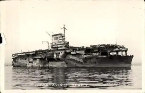 Ak Französisches Kriegsschiff, Porte Avions, Béarn, Flugzeugträger