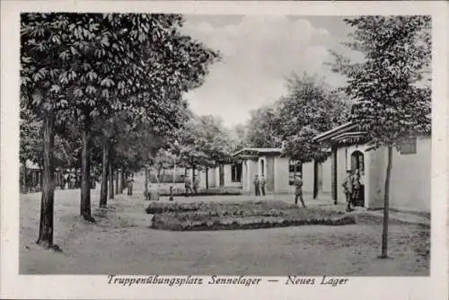 Ak Schloss Neuhaus Paderborn in Westfalen, Sennelager, Truppenübungsplatz Senne, Neues Lager