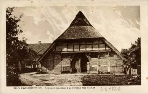 Ak Bad Zwischenahn b. Oldenburg, Bauernhaus