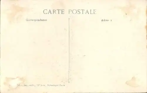 Ak Transport d'un blessé dans un train Sanitaire, französisches Rotes Kreuz, 1914