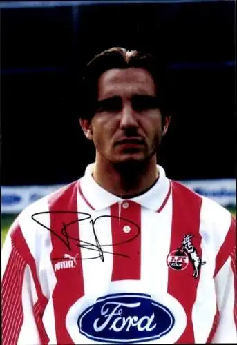 Autogrammkarte Fußballer Reinhold Breu, 1. FC Köln, Autogramm