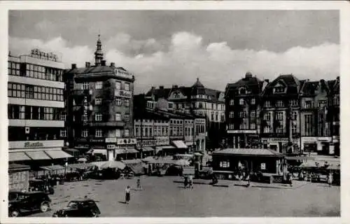 Ak Moravská Ostrava Mährisch Ostrau Region Mährisch Schlesien, Hauptplatz