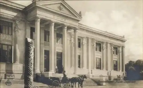 Ak Konstantinopel Istanbul Türkei, Musée Imperiale, Droschke