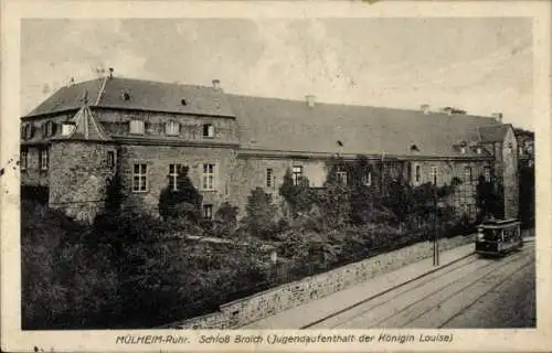 Ak Broich Mülheim an der Ruhr, Schloß Broich, Jugendaufenthalt der Königin Louise,  Architektur, 