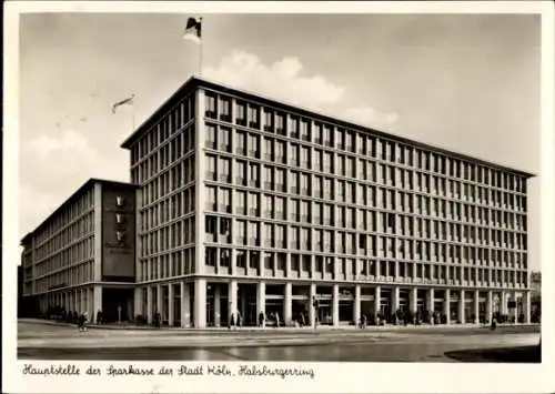 Ak Köln am Rhein, Hauptstelle der Sparkasse am Habsburgerring