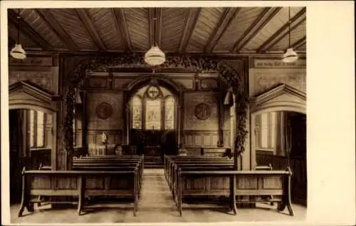 Ak Karlsruhe, Kapelle d. Mutterhauses der Schwestern des Bad. Frauenvereins vom Roten Kreuz