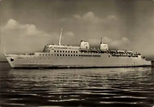 Ak Eisenbahnfährschiff der Deutschen Reichsbahn MS Sassnitz