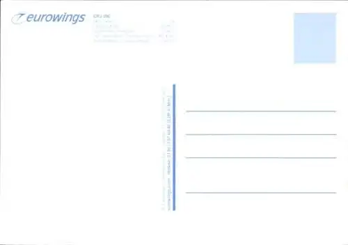 Ak Flugzeug CRJ 200, Eurowings