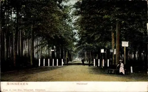Ak Ginneken Breda Nordbrabant Niederlande, Huisdreef