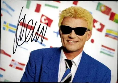 Ak Sänger Heino, Autogramm