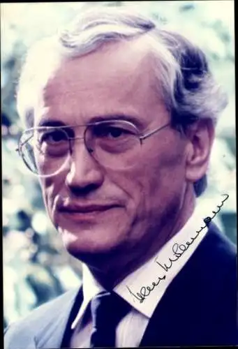Foto Politiker Hans Krollmann, Autogramm