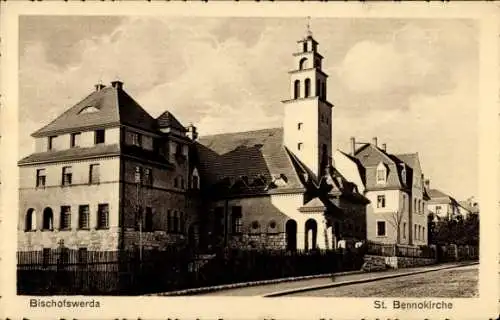 Ak Bischofswerda in Sachsen, St. Bennokirche