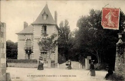 Ak Le Pouliguen Loire Atlantique, Entree du bois