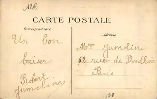 CPA Châtillon Coligny Loiret, Hôtel de Ville et la Poste