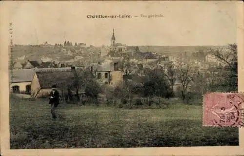 CPA Châtillon sur Loiret, vue générale