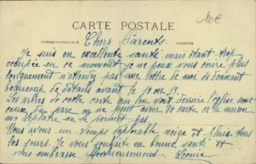 CPA Combleux Loiret, Ferme et Église