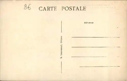 CPA Châtillon Coligny Loiret, Rue Jean Jaurès et Route de St-Maurice