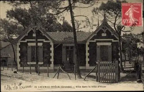 Ak Lacanau Gironde, Villa 'A Cure', Villa dans la Ville d'Hiver, französische 