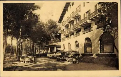 Ak Pilat Plage Gironde, Hotel Häitza, Garten