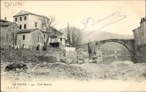 Ak Le Vigan Gard, Brücke