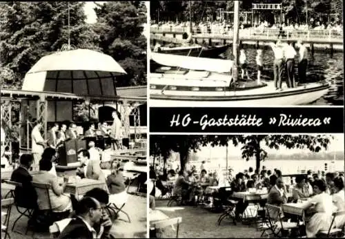 Ak Berlin Köpenick Grünau, HO-Gaststätte Riviera