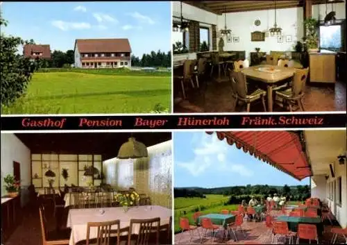 Ak Hünerloh Gößweinstein in Oberfranken, Gasthof Bayer