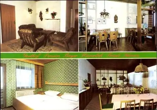 Ak Hünerloh Gößweinstein in Oberfranken, Gasthof Bayer