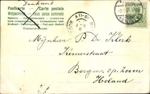 Ak Köln am Rhein, Hahnenthorburg,  Stadtansicht, farbenfroh, 