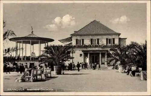 Ak Hannover in Niedersachsen, Maschsee Gaststätte