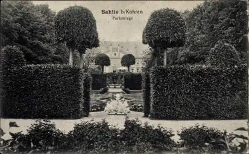 Ak Kohren Sahlis Frohburg Sachsen, Parkanlage