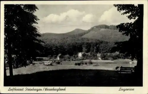 Ak Steinbergen Rinteln an der Weser, Liegewiese