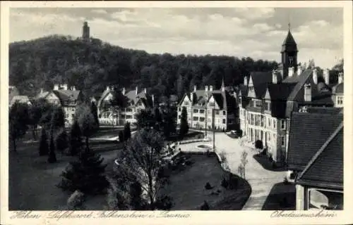 Ak Falkenstein Königstein im Taunus, Luftkurort Falkenstein, Villen, Landschaft, Hügel,  Architek