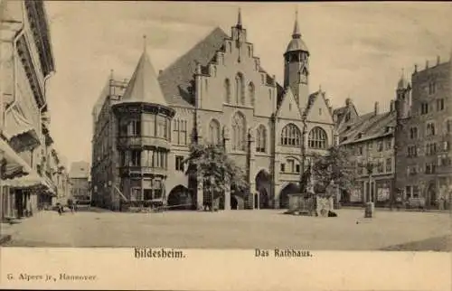Ak Hildesheim in Niedersachsen, Rathaus