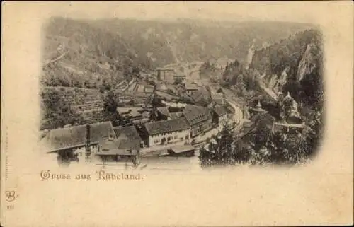 Ak Rübeland Oberharz am Brocken, Gesamtansicht