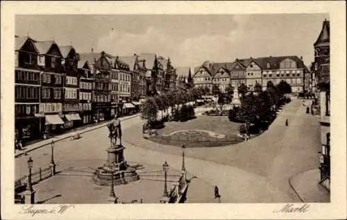Ak Siegen in Westfalen, Markt