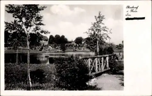 Ak Ohrdruf in Thüringen, Park am Bahnhof