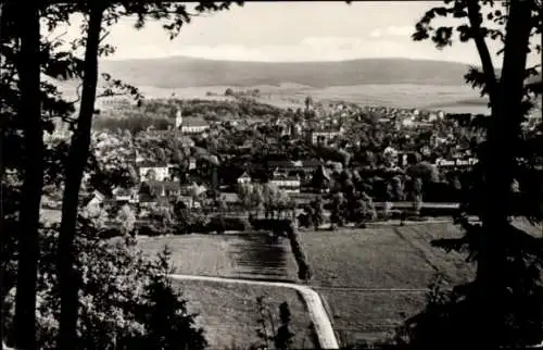 Ak Bad Salzungen in Thüringen, Schöne Landschaft, Blick von der Waldschöna, 1962, Fotografie
