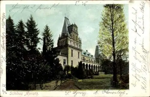 Ak Aprath Wülfrath im Kreis Mettmann Nordrhein Westfalen, Teilansicht vom Schloss