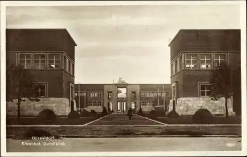 Ak Düsseldorf am Rhein, Große Ausstellung GeSoLei 1926,  Ehrenhof, Durchblick