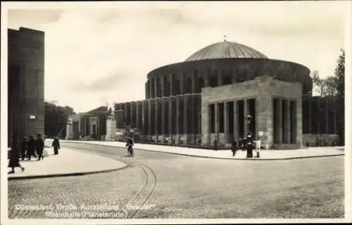Ak Düsseldorf am Rhein, Große Ausstellung GeSoLei 1926,  Rheinhalle (Planetarium), Große Ausstell