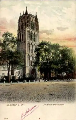 Ak Münster in Westfalen, Liebfrauenkirche