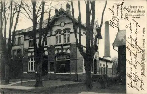 Ak Ahrensburg in Holstein, Genossenschaftsmeierei