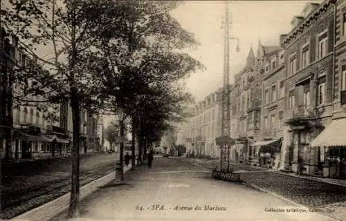 Ak Spa Wallonien Lüttich, Avenue du Marteau