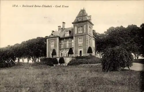 Ak Spa Wallonien Lüttich, Boulevard Reine-Elisabeth, Good House