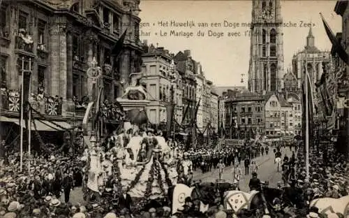 Ak Antwerpen Flandern, Le marriage du Doge avec l'Adriatique