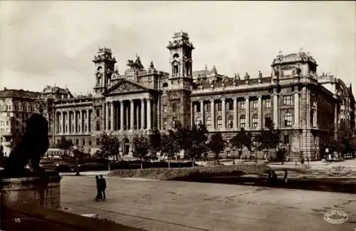 Ak Budapest Ungarn, Oberster Gerichtshof, Palais de Justice,  Architektur