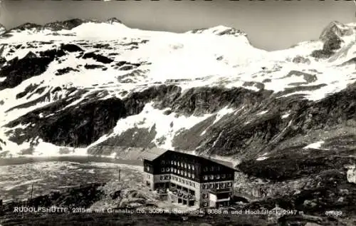 Ak Stubach Uttendorf in Salzburg, Rudolfshütte,  Berge, Granatspitze, Sonnick, Hochfilleck, m.