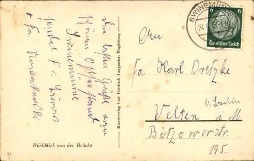 Ak Świnoujście Swinemünde Pommern,  Sandstrand, Badseinrichtungen, Flaggen