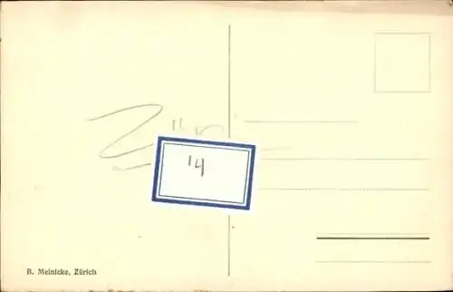 Ak Dolder Zürich Stadt Schweiz, Waldhaus Dolder, große Villa, Schweizer Flagge,  Architektur