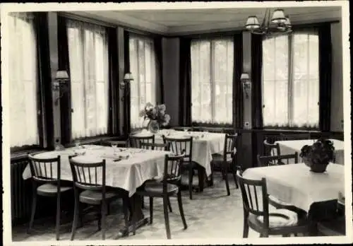 Ak Küsnacht Kanton Zürich, Innenaufnahme, Gasthaus Lindenhof